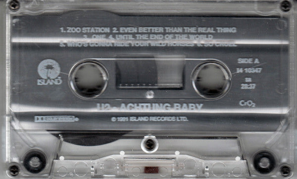 Achtung Baby (CASSETTE) | Very Good Plus (VG+) Excellent (EX) Retro Vinyl Club