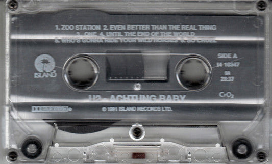 Achtung Baby (CASSETTE) | Very Good Plus (VG+) Excellent (EX) Retro Vinyl Club