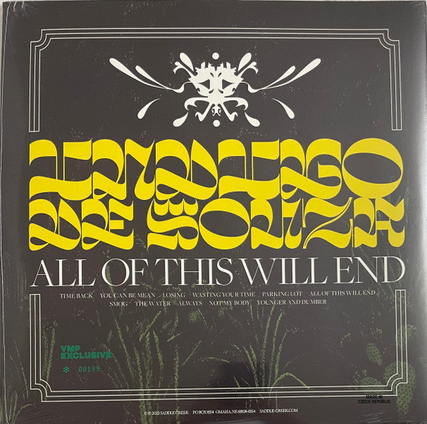 All Of This Will End |   Retro Vinyl Club