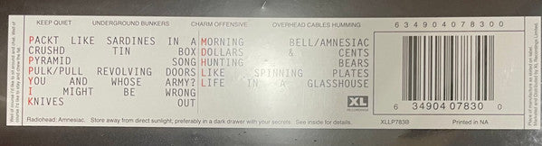 Amnesiac - 45 RPM |   Retro Vinyl Club