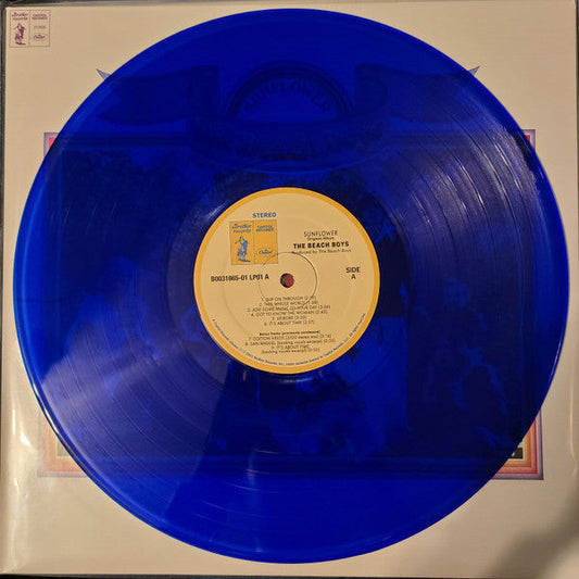 The Beach Boys Feel Flows - 4 x BLUE & YELLOW COLOURED VINYL LP SET