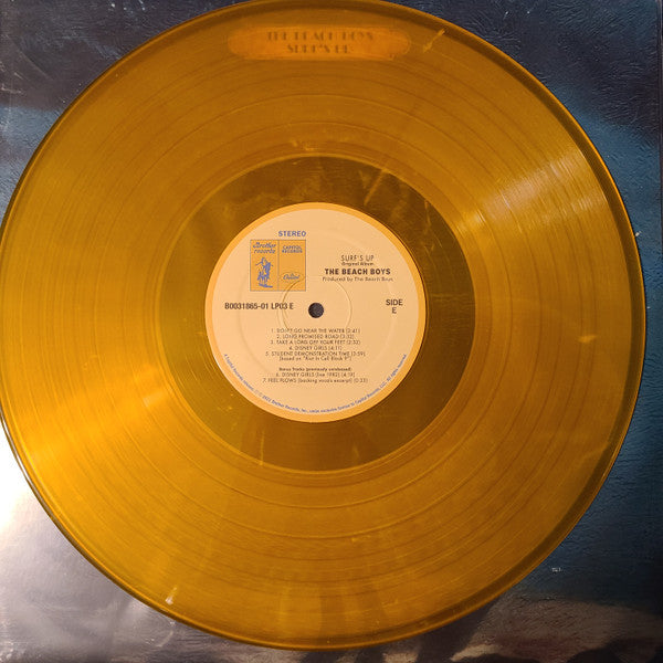 The Beach Boys Feel Flows - 4 x BLUE & YELLOW COLOURED VINYL LP SET