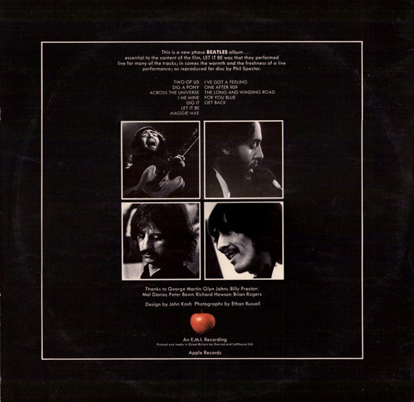 The Beatles Let It Be - ORIGINAL VINYL LP with BOOK