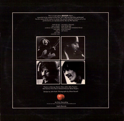 The Beatles Let It Be - ORIGINAL VINYL LP with BOOK