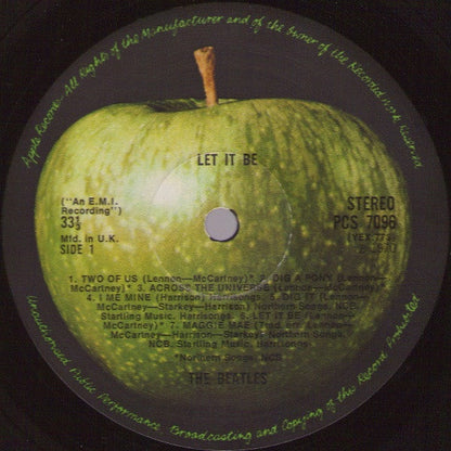 The Beatles Let It Be - ORIGINAL VINYL LP with BOOK