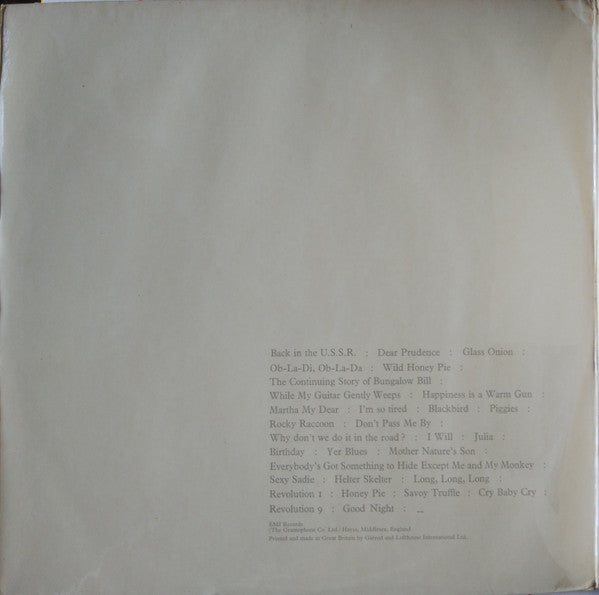 The Beatles The Beatles - 2 x VINYL LP SET - 1974 issue FRENCH EXPORT for UK