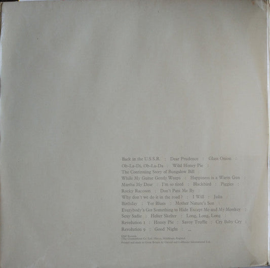 The Beatles The Beatles - 2 x VINYL LP SET - 1974 issue FRENCH EXPORT for UK