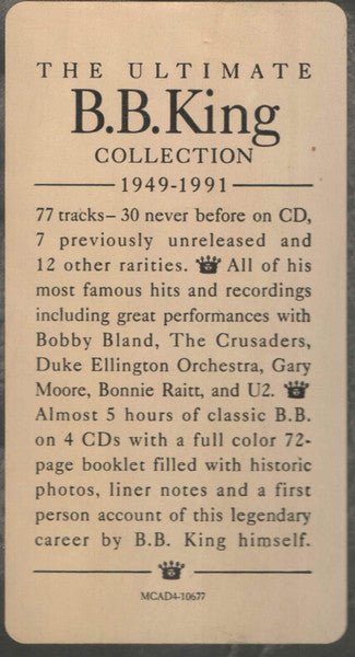 King Of The Blues (4xCD BOX) | Near Mint (NM) Excellent+ (EX+) Retro Vinyl Club