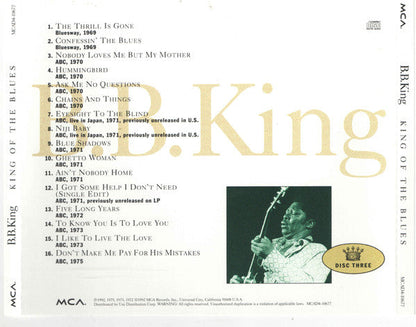King Of The Blues (4xCD BOX) | Near Mint (NM) Excellent+ (EX+) Retro Vinyl Club