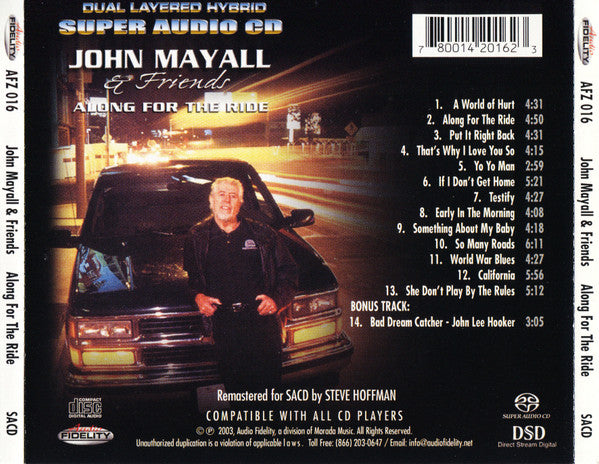 Along For The Ride SACD | Near Mint (NM) Near Mint (NM) Retro Vinyl Club