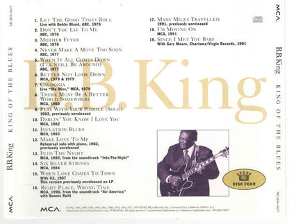 King Of The Blues (4xCD BOX) | Near Mint (NM) Excellent+ (EX+) Retro Vinyl Club