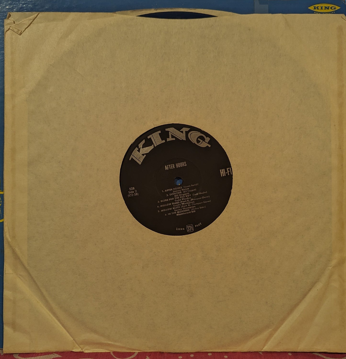 After Hours *MONO* | Very Good (VG) Good Plus (G+) Retro Vinyl Club