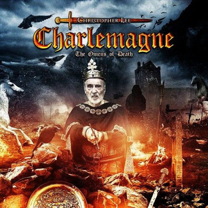 Christopher Lee Charlemagne: The Omens Of Death - 2 x CLEAR VINYL LP SET