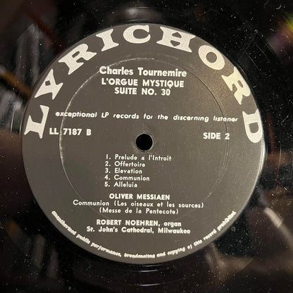 20th Century French Organ Music | Excellent (EX) Near Mint (NM) Retro Vinyl Club