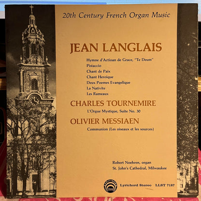 20th Century French Organ Music | Excellent (EX) Near Mint (NM) Retro Vinyl Club