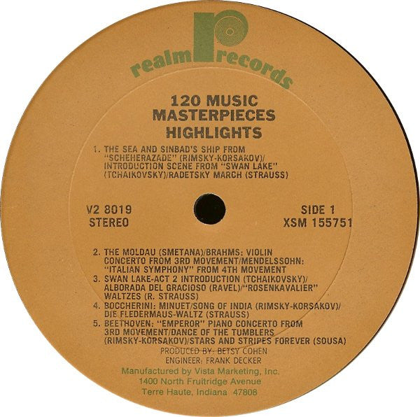 120 Music Masterpieces Highlights Vol. 2 (2xVINYL) | Near Mint- (NM-) Excellent+ (EX+) Retro Vinyl Club