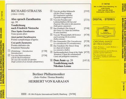 Also Sprach Zarathustra = Ainsi Parlait Zarathoustra • Don Juan (CD) | Near Mint (NM) Near Mint (NM) Retro Vinyl Club