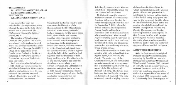 1812 Festival Overture, Op. 49 - Capriccio Italien - Wellington's Victory (CD) | Near Mint (NM) Near Mint (NM) Retro Vinyl Club