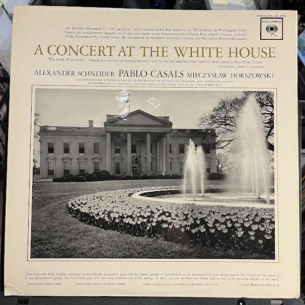 A Concert At The White House (VINYL) | Near Mint (NM or M-) Near Mint- (NM-) Retro Vinyl Club