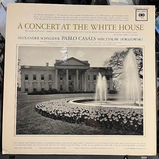 A Concert At The White House (VINYL) | Near Mint (NM or M-) Near Mint- (NM-) Retro Vinyl Club