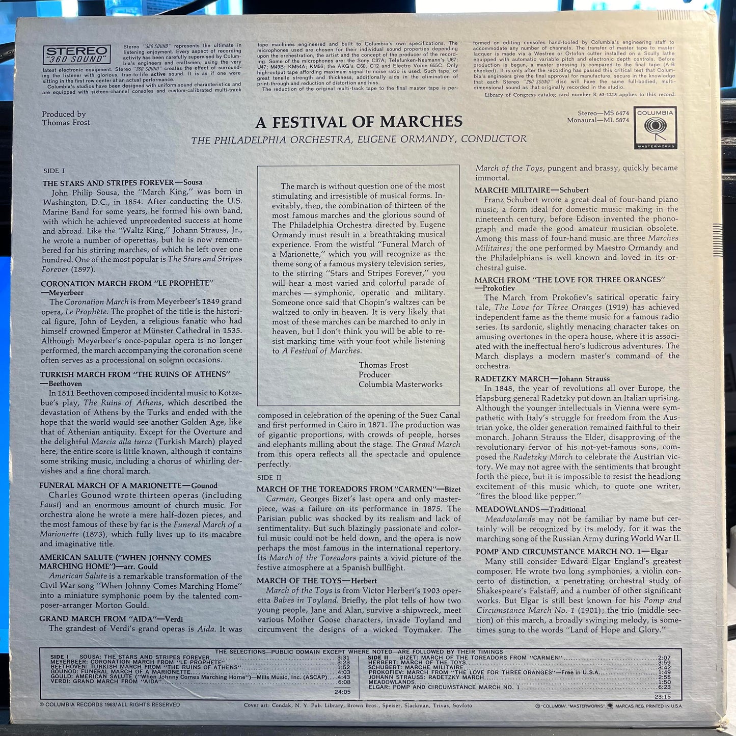 A Festival Of Marches *STEREO* | Near Mint (NM) Excellent (EX) Retro Vinyl Club