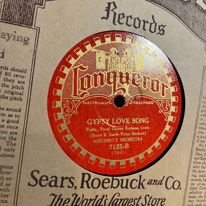 Ah! Sweet Mystery Of Life / Gypsy Love Song (78RPM 10" RECORD) | Near Mint (NM) Very Good Plus (VG+) Retro Vinyl Club