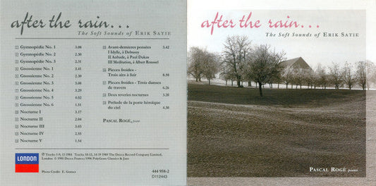 After The Rain... The Soft Sounds Of Erik Satie (CD) | Near Mint (NM) Near Mint (NM) Retro Vinyl Club