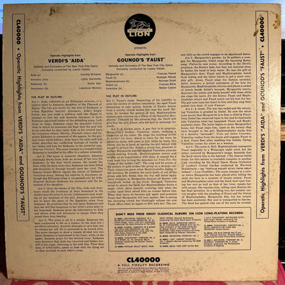 Aida / Faust | Very Good (VG) Very Good (VG) Retro Vinyl Club