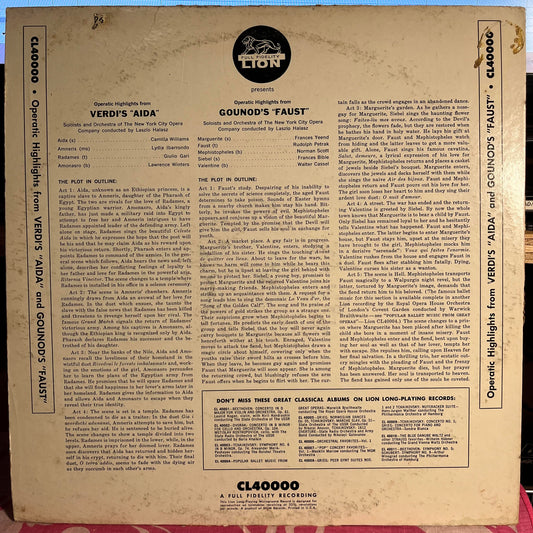 Aida / Faust | Very Good (VG) Very Good (VG) Retro Vinyl Club