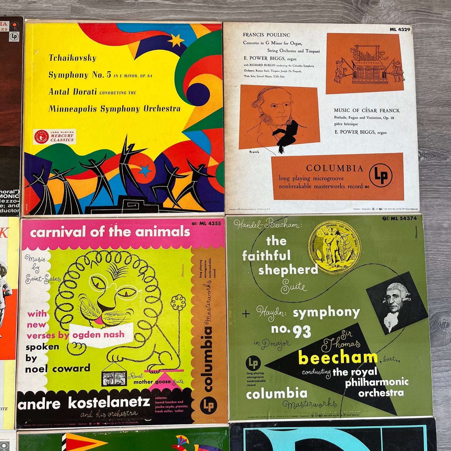 9 Classical LPs LOT 001 | Excellent (EX) Excellent (EX) Retro Vinyl Club