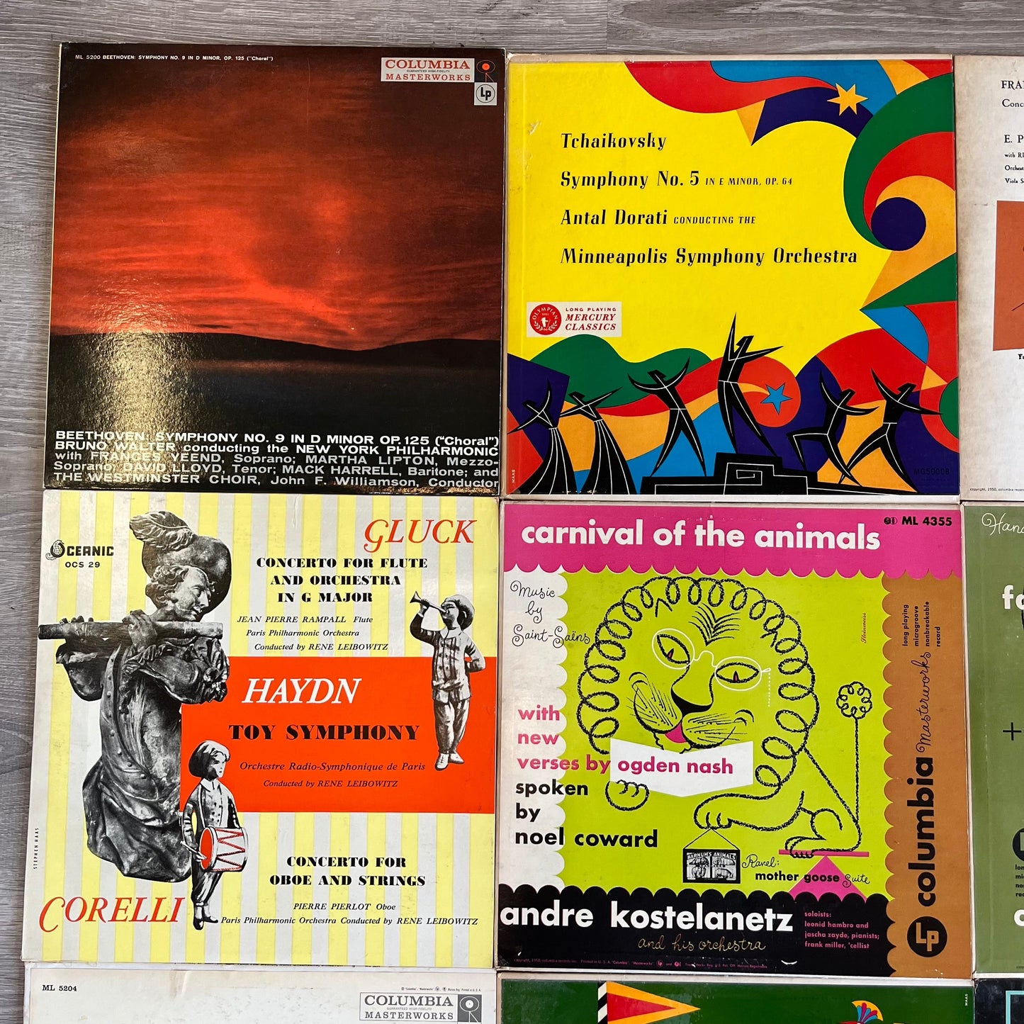 9 Classical LPs LOT 001 | Excellent (EX) Excellent (EX) Retro Vinyl Club