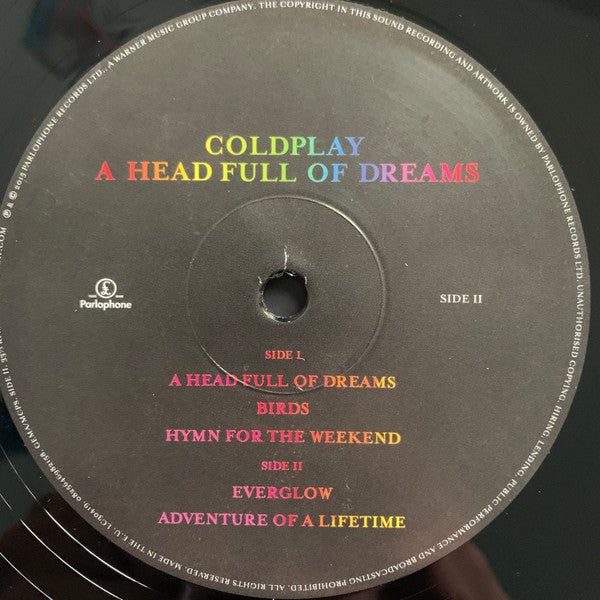 A Head Full Of Dreams | Very Good Plus (VG+) Near Mint (NM) Retro Vinyl Club