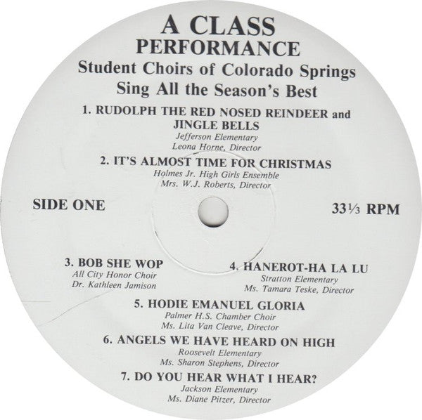 A Class Performance |   Retro Vinyl Club