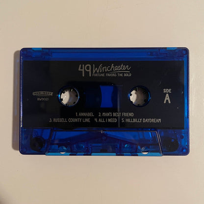 Fortune Favors The Bold (SIGNED / BLUE TRANSPARENT CASSETTE) |   Retro Vinyl Club