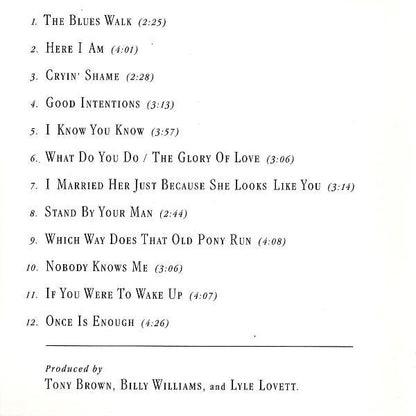 Lyle Lovett And His Large Band (CD) |   Retro Vinyl Club