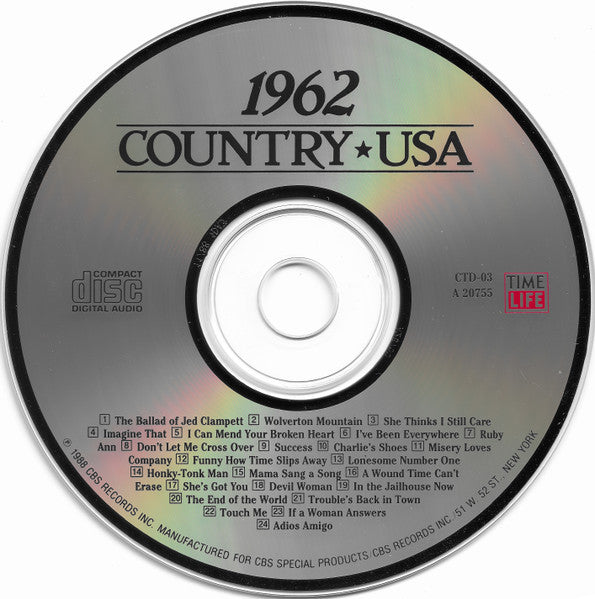 Country USA 1962 (CD) | Near Mint (NM) Near Mint (NM) Retro Vinyl Club