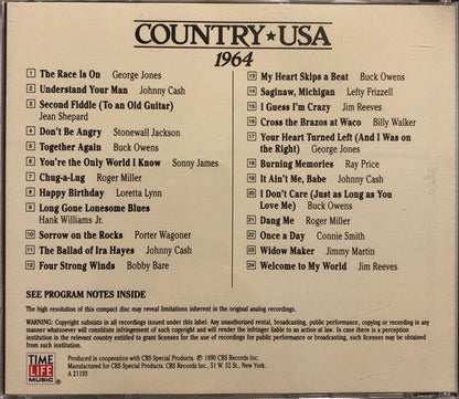 Country USA 1964 (CD) | Near Mint (NM) Near Mint (NM) Retro Vinyl Club
