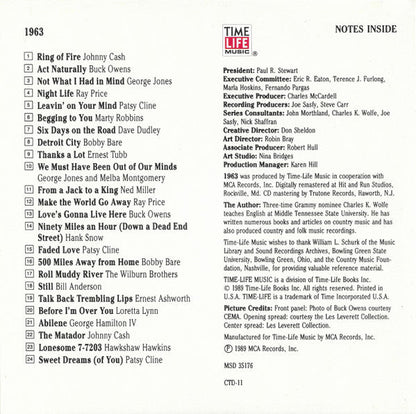 Country USA 1963 (CD) | Near Mint (NM) Near Mint (NM) Retro Vinyl Club