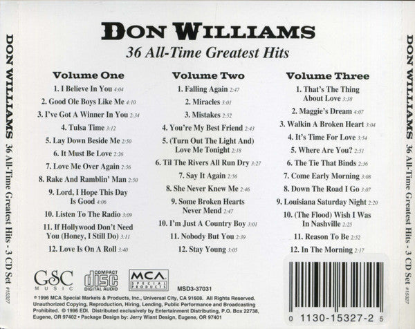 36 All-Time Greatest Hits (3xCD) | Near Mint (NM) Near Mint (NM) Retro Vinyl Club