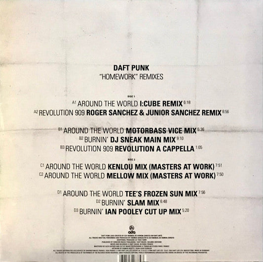 "Homework" Remixes |   Retro Vinyl Club