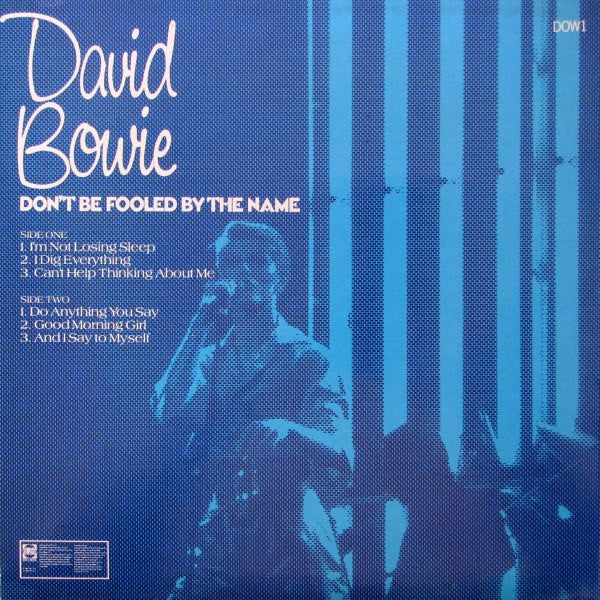 David Bowie Don't Be Fooled By The Name - ORIGINAL 10 INCH VINYL