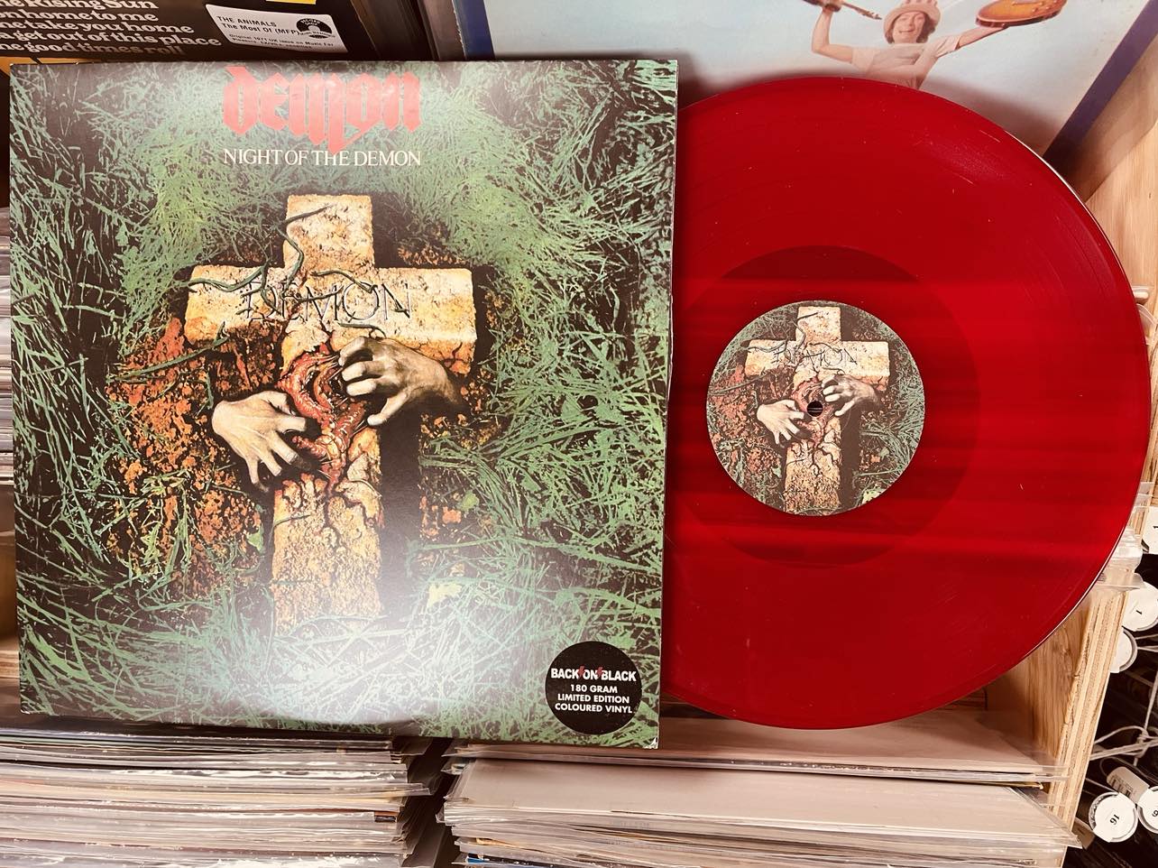 Demon Night Of The Demon - RED COLOURED VINYL LP