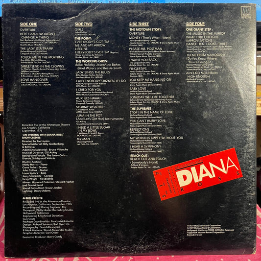 An Evening With Diana Ross | Excellent (EX) Excellent (EX) Retro Vinyl Club