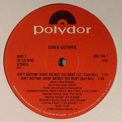 Ain't Nothin' Goin' On But The Rent |  Generic Retro Vinyl Club