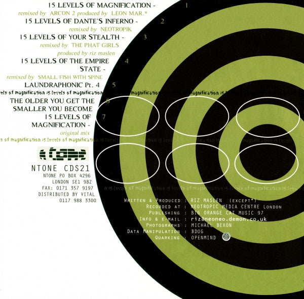 15 Levels Of Magnification (CD) | Near Mint (NM) Near Mint (NM) Retro Vinyl Club