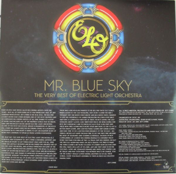 Electric Light Orchestra ‎Mr. Blue Sky (The Very Best Of Electric Light Orchestra) - VINYL LP