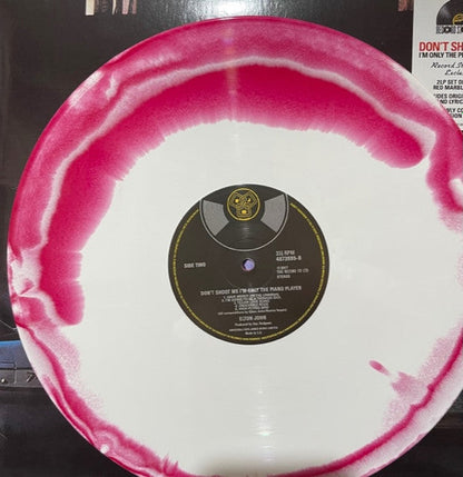 Elton John Don't Shoot Me, I'm Only The Piano Player - 2 x RED SPLATTER COLOURED VINYL LP SET