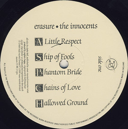 Erasure The Innocents - VINYL LP