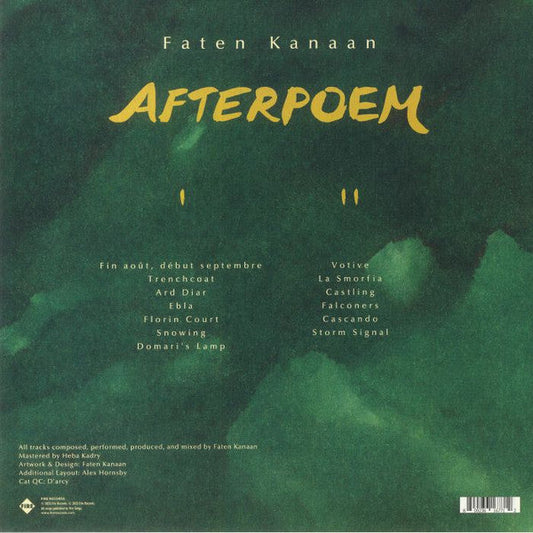 Afterpoem |   Retro Vinyl Club