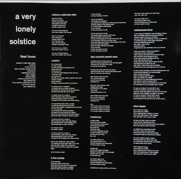 A Very Lonely Solstice |   Retro Vinyl Club